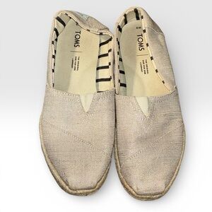 Toms Sparkling Champagne Slip-On Shoes
